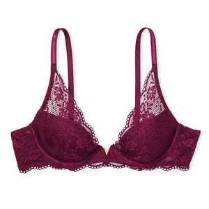 [ SOLD ] Victoria's Secret Lightly Lined Plunge Bra | 38D | Kir